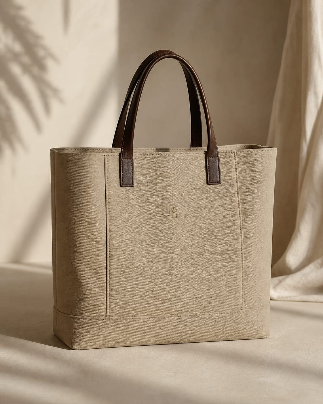 Heavy Canvas Tote - Sand - View 1